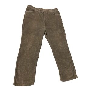 Vintage JCPenny Men's Corduroy Brown Jeans 40X30 Regular Straight Made In USA